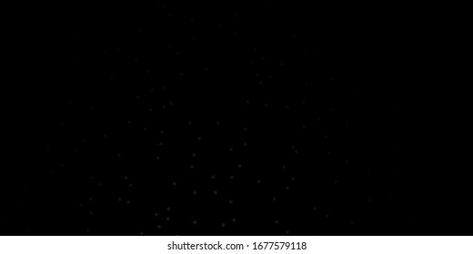 Dark Gray vector background with small and big stars. Colorful illustration with abstract gradient stars. Theme for cell phones.