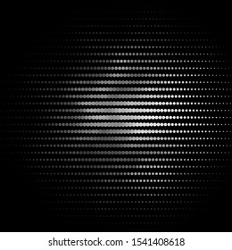 Dark Gray vector background with spots. Illustration with set of shining colorful abstract spheres. Pattern for websites.