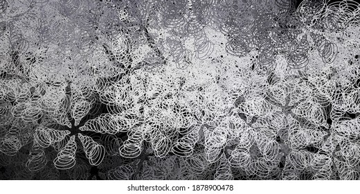 Dark gray vector background with spots. Abstract illustration with colorful spots in nature style. Pattern for business ads.