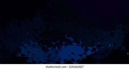 Fondo vectorial gris oscuro con triángulos. Formas triangulares con gradiente colorido en estilo abstracto. Una adición fácil a sus comerciales.