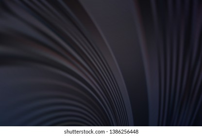 Dark Gray vector background with wry lines. An elegant bright illustration with gradient. Template for cell phone screens.