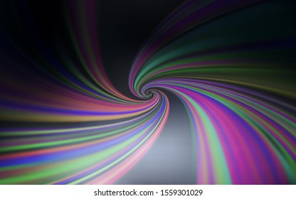 Dark Gray vector background with wry lines. Colorful illustration in abstract style with gradient. Abstract style for your business design.