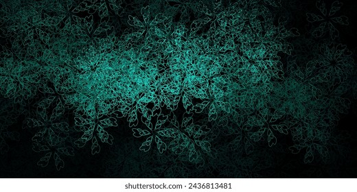 Dark gray vector background with wry lines. Gradient illustration in simple style with bows. Template for your UI design.