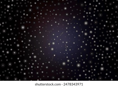 Fondo de Vector gris oscuro en estilo navideño. Ilustración de degradado simple con atributos de Navidades. Patrón para anuncios, póster, Anuncio de libros.