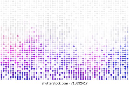 Dark Gray vector banner with circles, spheres. Abstract spots. Background of Art bubbles in halftone style with colored gradient.