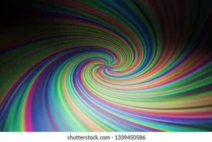 Dark Gray vector blurred bright pattern. Colorful illustration in abstract style with gradient. Completely new design for your business.
