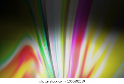 Dark Gray vector blurred bright texture. Colorful abstract illustration with gradient. Background for designs.