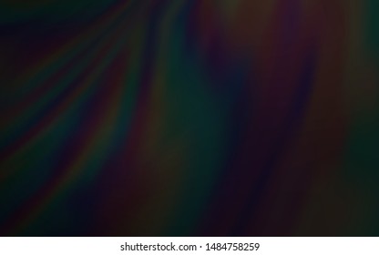Dark Gray vector blurred bright pattern. An elegant bright illustration with gradient. Smart design for your work.