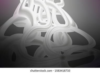 Dark Gray vector blurred bright pattern. A completely new colored illustration in blur style. New style for your business design.