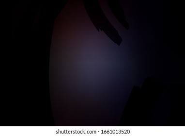 Dark Gray vector blurred bright pattern. Creative illustration in halftone style with gradient. Smart design for your work.