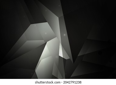 Dark Gray vector Blurred bubbles on abstract background with colorful gradient. Beautiful colored illustration with blurred circles in nature style. Wallpaper for a cell phone.