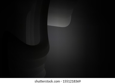 Dark Gray vector blurred and colored pattern. New colored illustration in blur style with gradient. The best blurred design for your business.