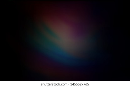 Dark Gray vector blurred shine abstract template. Creative illustration in halftone style with gradient. New design for your business.