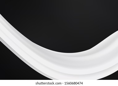 Dark Gray vector colorful abstract background. Abstract colorful illustration with gradient. Elegant background for a brand book.