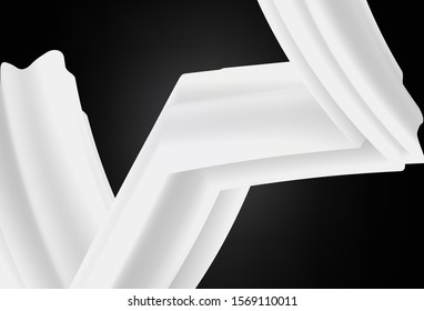 Dark Gray vector colorful abstract background. Shining colorful illustration in smart style. New way of your design.