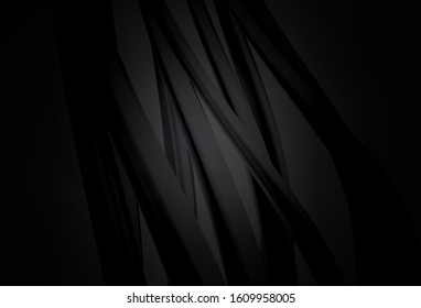Dark Gray vector colorful abstract background. New colored illustration in blur style with gradient. New style for your business design.