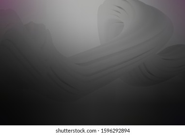 Dark Gray vector colorful blur background. Creative illustration in halftone style with gradient. Elegant background for a brand book.