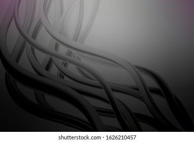 Dark Gray vector colorful blur backdrop. Modern abstract illustration with gradient. The best blurred design for your business.