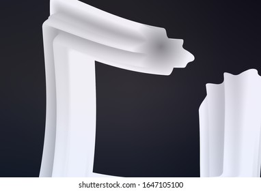 Fondo nítido de color gris oscuro. Brillante ilustración colorida de estilo elegante. Nueva forma de tu diseño.