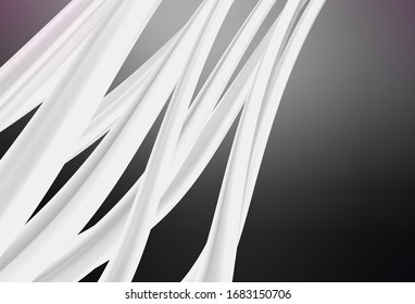 Dark Gray vector colorful blur background. Glitter abstract illustration with gradient design. Background for a cell phone.