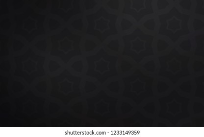 Dark Gray vector cover with small and big stars. Blurred decorative design in simple style with stars. Pattern for websites, landing pages.