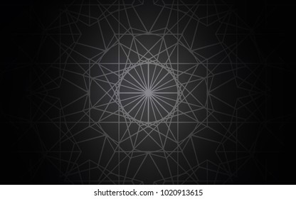 Dark Gray vector doodle blurred template. An elegant bright illustration with lines drawn by child in Natural style. The pattern can be used for coloring books and pages for kids.
