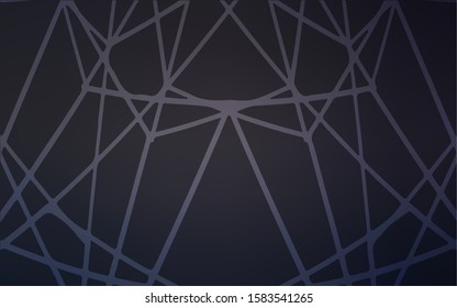 Dark Gray vector doodle bright layout. Blurred decorative design in Indian style with lines drown by child. A completely new template for your business design.