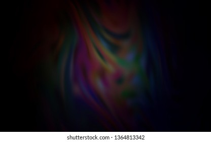 Dark Gray vector glossy abstract background. Glitter abstract illustration with gradient design. Smart design for your work.