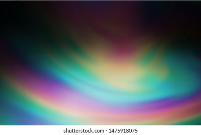 Dark Gray vector glossy abstract background. Abstract colorful illustration with gradient. Smart design for your work.