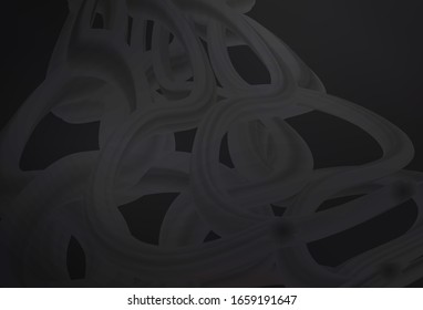 Dark Gray vector glossy abstract background. A completely new colored illustration in blur style. New style for your business design.