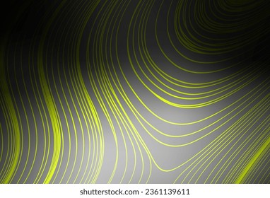 Dark Gray vector glossy abstract layout. Glitter abstract illustration with gradient design. Background for designs.