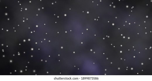 Dark Gray vector layout with bright stars. Colorful illustration in abstract style with gradient stars. Pattern for wrapping gifts.