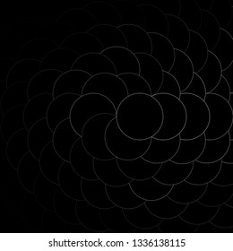 Dark Gray vector layout with circles. Colorful illustration with gradient dots in nature style. Design for posters, banners.