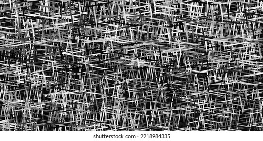 Dark Gray vector layout with flat lines. Shining colored illustration with sharp stripes. Smart design for your business advert.