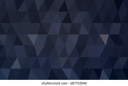 Dark Gray vector modern geometrical abstract background. Texture, new background. Geometric background in Origami style with gradient. 