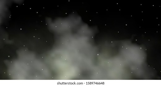 Dark Gray vector pattern with abstract stars. Blur decorative design in simple style with stars. Pattern for websites, landing pages.