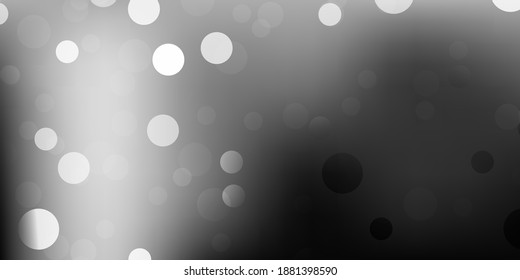Dark gray vector pattern with abstract shapes. Colorful illustration with simple gradient shapes. Background for cell phones.