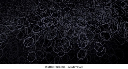 Dark gray vector pattern with abstract shapes. Colorful illustration with simple gradient shapes. Background for cell phones.