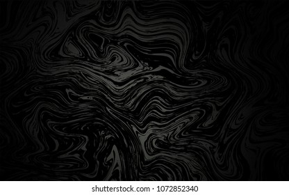 Dark Gray vector pattern with bubble shapes. A vague circumflex abstract illustration with gradient. A new texture for your  ad, booklets, leaflets.