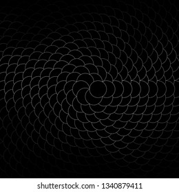 Dark Gray vector pattern with circles. Colorful illustration with gradient dots in nature style. Pattern for websites, landing pages.