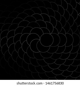 Dark Gray vector pattern with circles. Illustration with set of shining colorful abstract spheres. Pattern for business ads.
