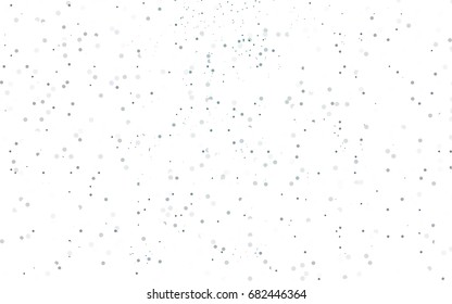 Dark Gray vector pattern with colored spheres. Geometric sample of repeating circles on white background in halftone style.