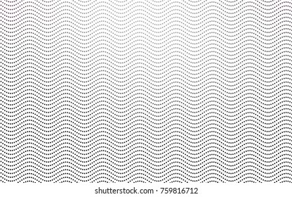 Dark Gray vector pattern with colored spheres. Geometric sample of repeating circles on white background in halftone style.