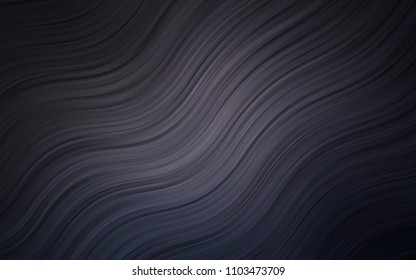 Dark Gray vector pattern with lava shapes. Brand-new colored illustration in marble style with gradient. Brand-new design for your ads, poster, banner.