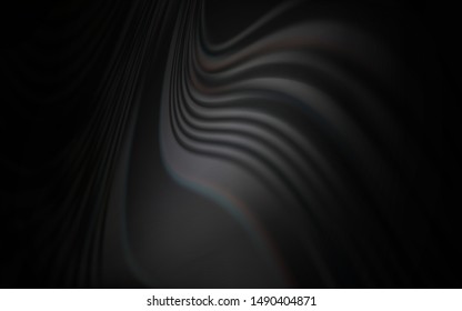 Dark Gray vector pattern with lines. An elegant bright illustration with gradient. Abstract style for your business design.