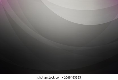 Dark Gray vector pattern with liquid shapes. Creative illustration in halftone marble style with gradient. A new texture for your  ad, booklets, leaflets.