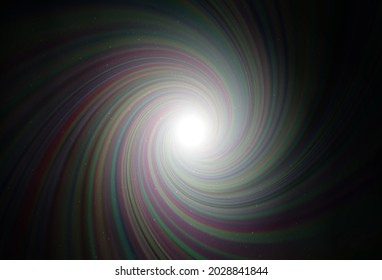 Dark Gray vector pattern with night sky stars. Space stars on blurred abstract background with gradient. Pattern for futuristic ad, booklets.