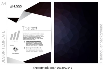 Dark Gray vector  pattern for posters. Blurred decorative design in abstract style with textbox. Pattern can be used as a template for calendars.