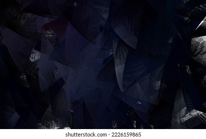 Dark Gray vector pattern with random forms. Simple colorful illustration with abstract gradient shapes. Modern design for your business card.