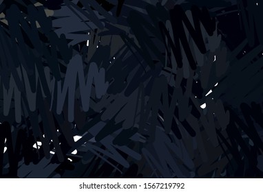 Dark Gray vector pattern with sharp lines. Shining colored illustration with sharp stripes. Smart design for your business advert.